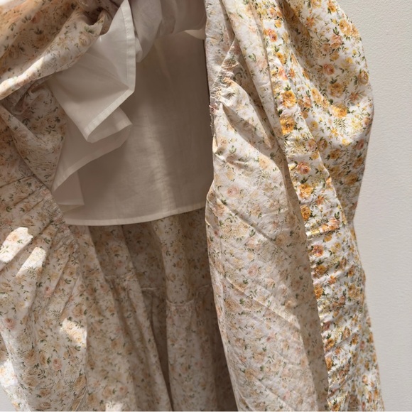 NWT- Significant Other Adele - Rosalie Print Yellow Floral Maxi Dress Size 2 - Picture 8 of 15